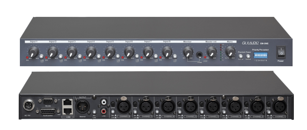 GULAUDIO  EM-ONE 八通道混音器