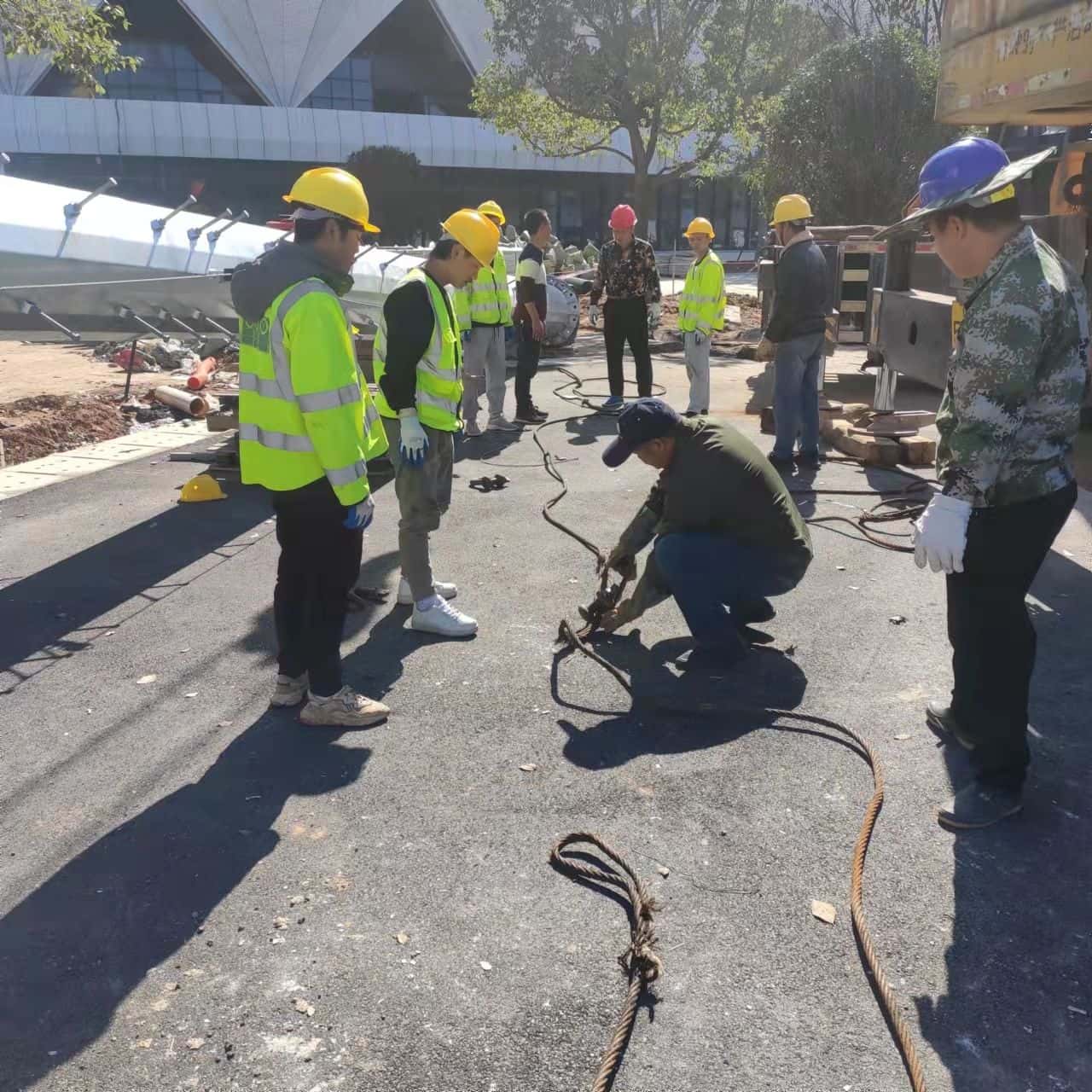 南平武夷新区体育中心照明亮化